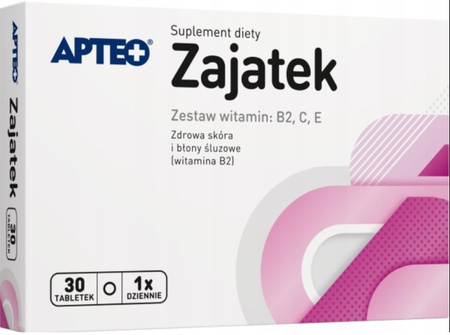 ZAJATEK wit B2+C+E 30 tabletek na zajady