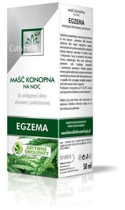 CutisHelp Maść KONOPNA na NOC 50 ml EGZEMA