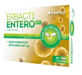 ERBACTI ENTERO SB  Saccharomyces boulardii 20 kaps