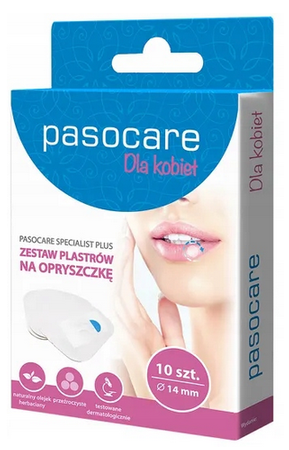 Pasocare Specialist Plus Plastry Na Opryszczkę x10