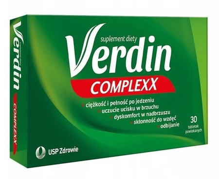 VERDIN COMPLEXX NA WZDĘCIA TRAWIENIE WĄTROBĘ 30 tb