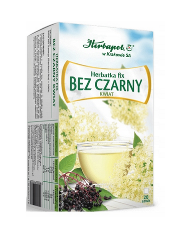 Herbatka Bez czarny kwiat Herbapol Kraków 20 sasz