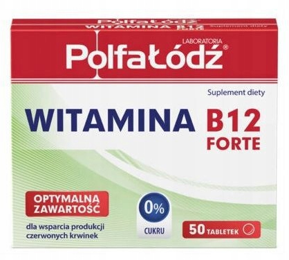 VITAMINUM B12 FORTE 50 tabletek Polfa Witamina