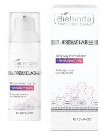 BIELENDA Aktywny krem na noc z Retinalem 0,1% 50ml