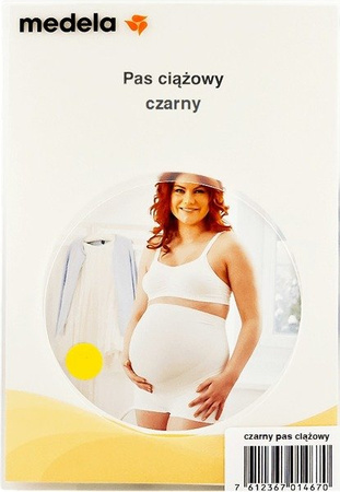 MEDELA PAS CIĄŻOWY PODTRZYMUJĄCY CZARNY L