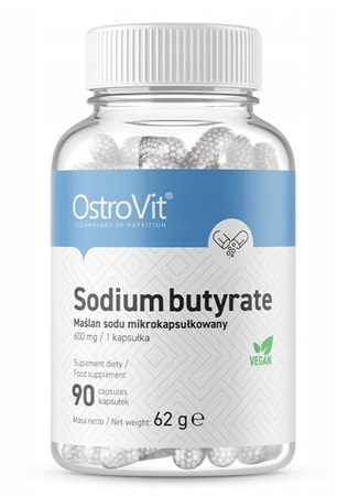 OstroVit Sodium Butyrate 90 caps 600mg MAŚLAN SODU