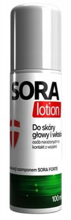 SORA LOTION DO SKÓRY GŁOWY i WŁOSÓW PRZECIW WSZOM