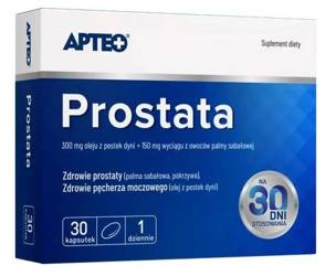 PROSTATA APTEO CYNK SELEN DYNIA PALMA SABAŁOWA 30