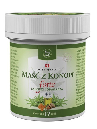 Maść z Konopi Forte Szwajcarska Herbamedicus 125ml