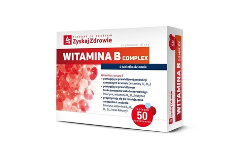 VITAMINUM B witamina B complex  B1 B6 B12 50 tabl.