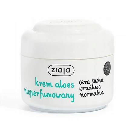 ZIAJA KREM DO TWARZY ALOES NIEPERFUMOWANY 50 ml