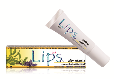 LIPSkin żel na afty, otarcia, 10g