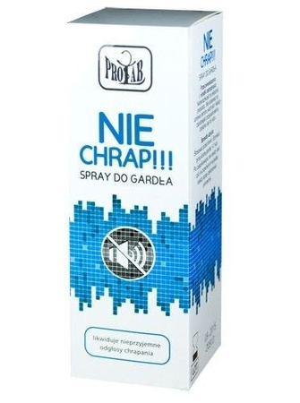 NIE CHRAP ! SPRAY DO GARDŁA PRZECIW CHRAPANIU 30ml