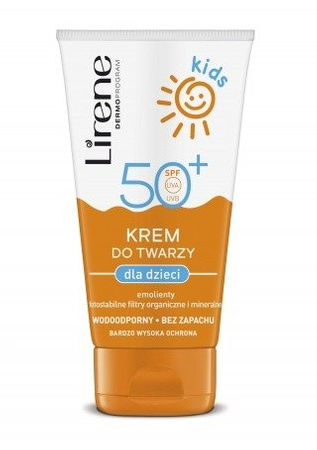 LIRENE KIDS OCHRONNY Krem do twarzy SPF 50+ DZIECI