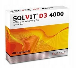 SOLVIT witamina D3 4000 60 kapsułek