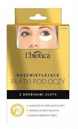 L`Biotica ROZŚWIETLAJĄCE Płatki pod oczy 