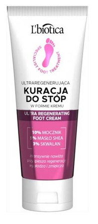 L'biotica ultraregenerująca kuracja do stóp 75 ml