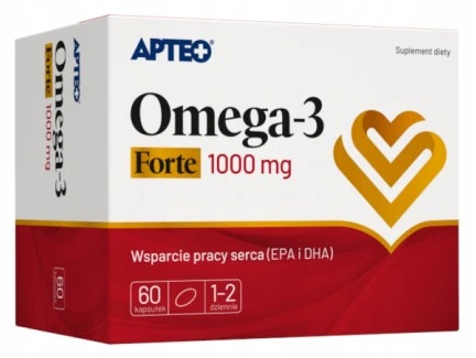 OMEGA 3 60 kaps 1000 mg NA ODPORNOŚĆ NA SERCE