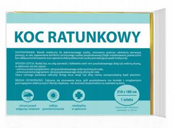 KOC RATUNKOWY TERMICZNY PASO 160X210 cm