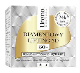 LIRENE Diamentowy lifting 3D krem dzień i noc 50+