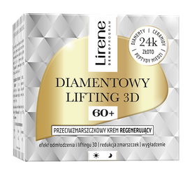 LIRENE Diamentowy lifting 3D krem dzień i noc 60+