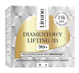 LIRENE Diamentowy lifting 3D krem dzień i noc 70+