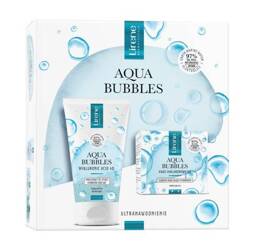 LIRENE  ZESTAW AQUA BUBBLES KREM NAW + ŻEL MYJĄCY 