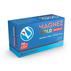 MAGNEZ GOLD SKURCZ POTAS WITAMINA B6 50 tabletek