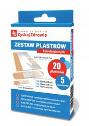 ZESTAW PLASTRÓW Hipoalergicznych - 20 plastrów