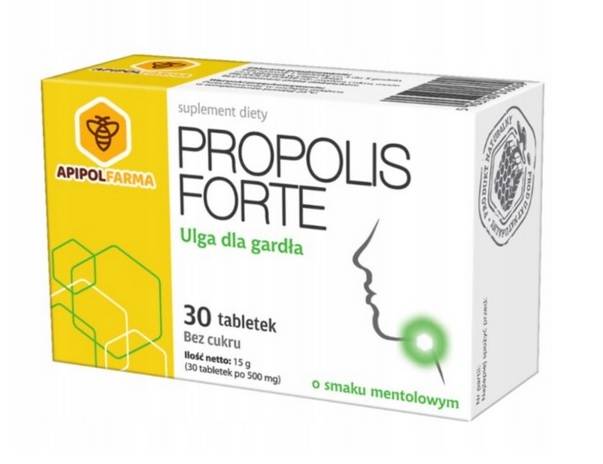 Propolis Forte Tabletki Do Ssania Bez Cukru Mentol Ekoptekapl 8017