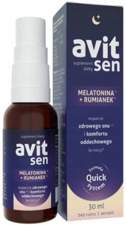 AVIT SEN MELATONINA PLUS RUMIANEK SPRAY BEZSENNOŚĆ