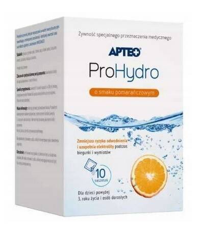 Apteo ProHydro elektrolity smak pomarańczowy 10