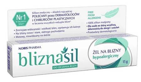 BLIZNASIL silikonowy żel na blizny HIPOALERGICZNY