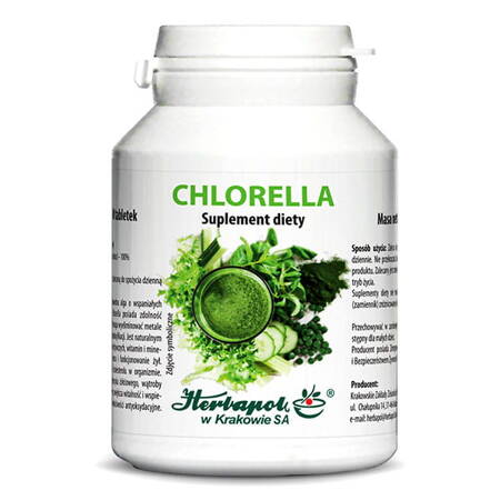 CHLORELLA NA OCZYSZCZANIE HERBAPOL KRAKÓW 500 tab