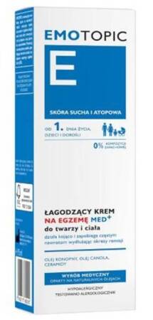 EMOTOPIC KREM Łagodzący NA EGZEMĘ 75ml