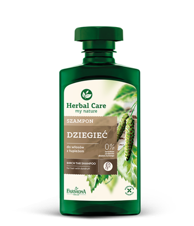 HERBAL CARE SZAMPON DZIEGCIOWY PRZECIWŁUPIEZOWY