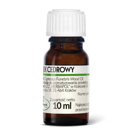 HERBAPOL KRAKÓW Olejek eteryczny CEDROWY 10 ml