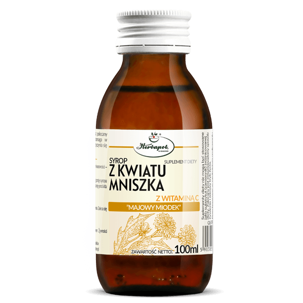 HERBAPOL SYROP Z KWIATU MNISZKA Z WITAMINĄ C 100ml