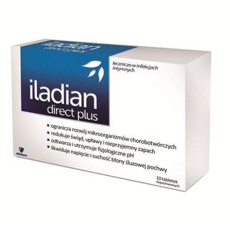 ILADIAN DIRECT PLUS 10 tab dopochwowych PROBIOTYK