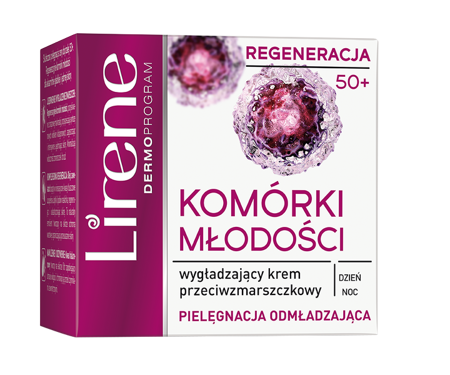 LIRENE 50+ KREM NA DZIEŃ I NOC PRZECIWMZARSZKOWY