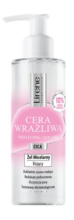 LIRENE CERA WRAŻLIWA Kojący żel micelarny 200ml