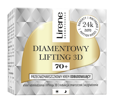 LIRENE Diamentowy lifting 3D krem dzień i noc 70+