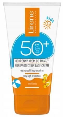 LIRENE KIDS OCHRONNY Krem do twarzy SPF 50+ DZIECI