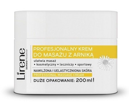 LIRENE RELAKSUJĄCY KREM DO MASAŻU Z ARNIKĄ 200 ml