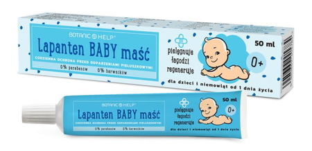 Lapanten BABY Pantenol Maść na odparzenia 0+ 50 ml