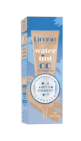 Lirene WATER TINT CC Krem  koloryzujący NATURAL 01