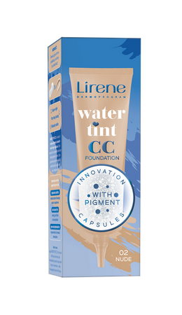 Lirene WATER TINT CC Krem  koloryzujący NUDFE 02