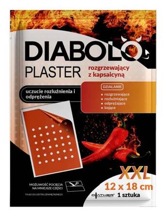 MAXI HOT Plast Plaster rozgrzewający Z KAPSAICYNĄ