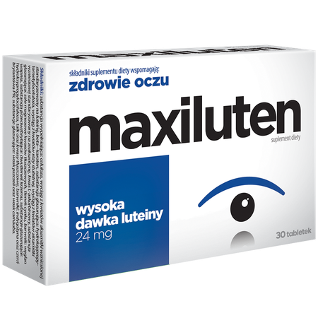 MAXILUTEN WYSOKA DAWKA 24mg LUTEINA ZDROWIE OCZU