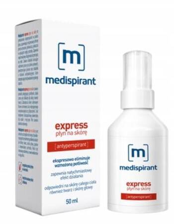 MEDISPIRANT EXPRESS Płyn na skórę potliwość 50ml